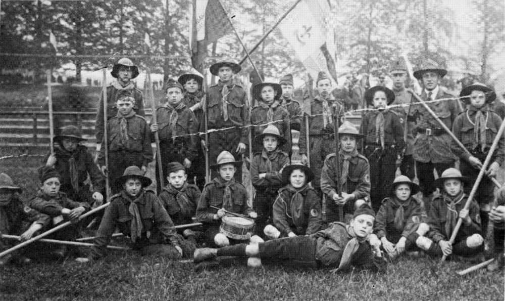 historisch foto scouts 1918